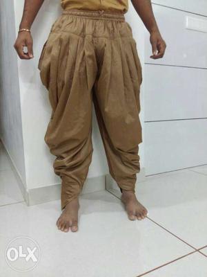 Brown Drawstring Pants