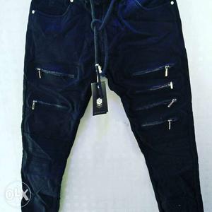 Denim joggers size =30 to 36 colour= only black