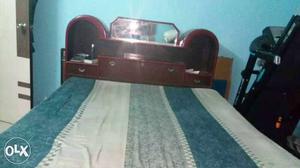 Double cot with 4 storage box with mattress - negotiable