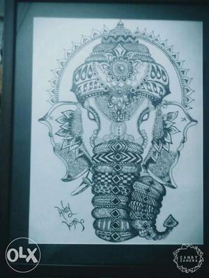 Ganesha Drawing Artwork