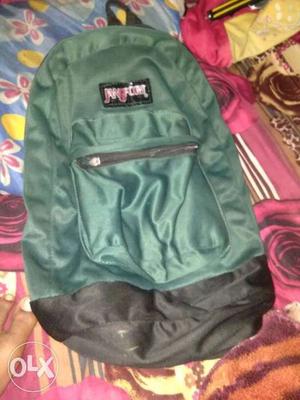 Green And Black Jansport Backpack