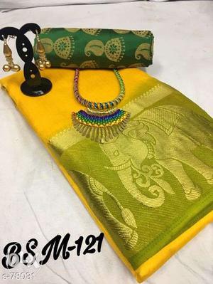 Green And Yellow Textiles