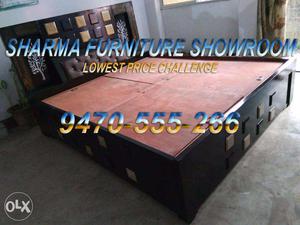 King Size Box-bed at " Sharma Furniture Showroom " (with