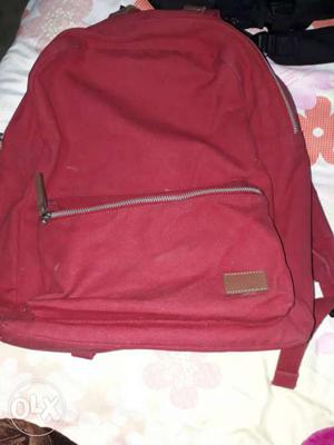 LEVIS Red Fabric Backpack