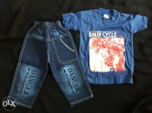 New 2 set of 1 year baby boy high quality clothes.