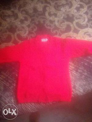 New brand red sweater 12 to 13 year girls