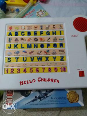 Orpat Children Learning Alphabet And Numbers Pad