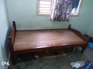 Queen sized wooden bed for sale