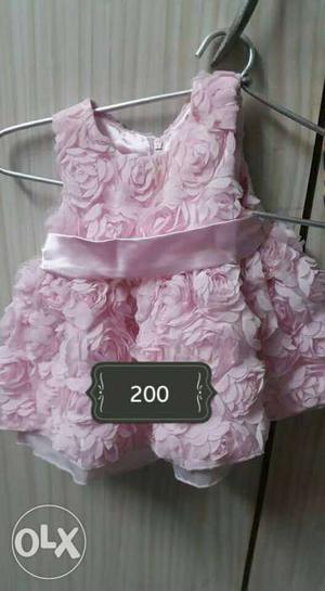 Rose dress for 3 months baby