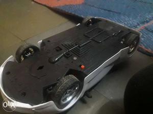 Silver And Black Car Toy