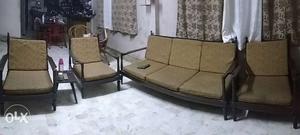 Sofa set- 3 single seats, one 3 seat unit & 1