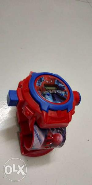 Spiderman projecter watch good condition Project