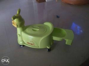 Toddler's Green Apple Ride-on Toy
