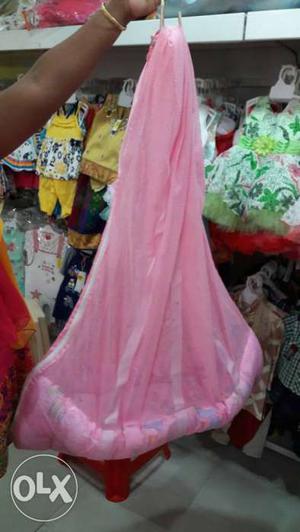 Toddler's Pink Mosquito Net