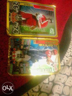 Two Platinum Baseball Trading Cards