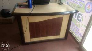 Two wooden office table (sheesham) rs each