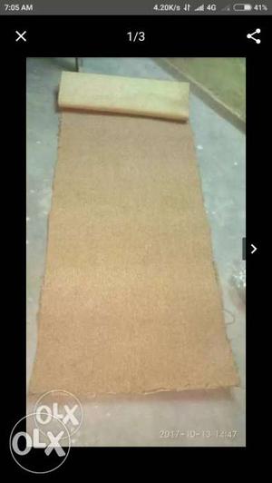 Unused Brown carpet Patti size 22"x84"