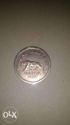 1 ₹ of india of year 
