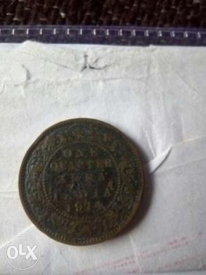 103 years old indian coin