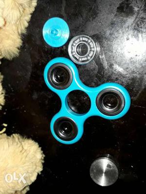 10pcs Blue And Black Fidget Spinner