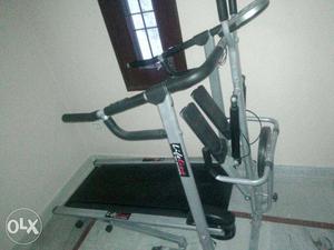 Black And Gray Air Walker And Treadmill