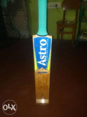 Brown And Teal Astro Cricket Bat