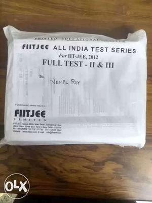 FIITJEE All India Test Series Exam Papers