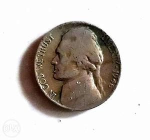 Five cent coin of  for slae