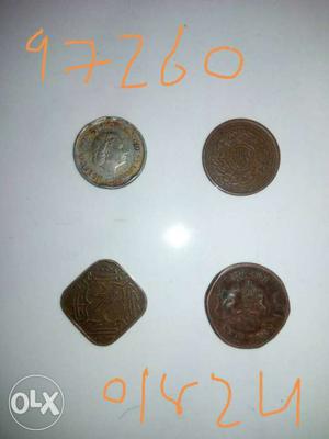 Four Rusted Coins