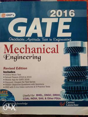  Gate Mechanical Engineering Revised Edition Book