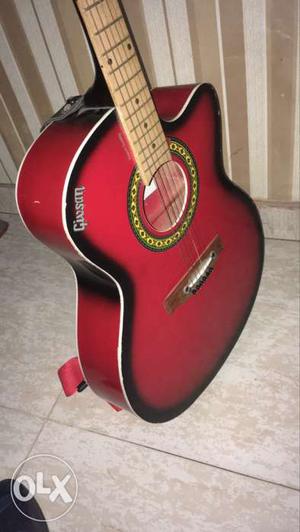 Guitar belt free with it. Semi - Acoustic guitar