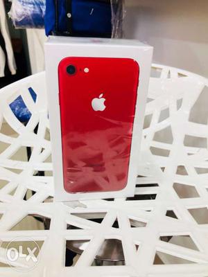 Iphone 7 sealed box 128gb red series with 12