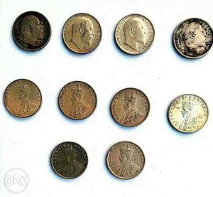 Old Pure Silver Coins Antique.  Each.