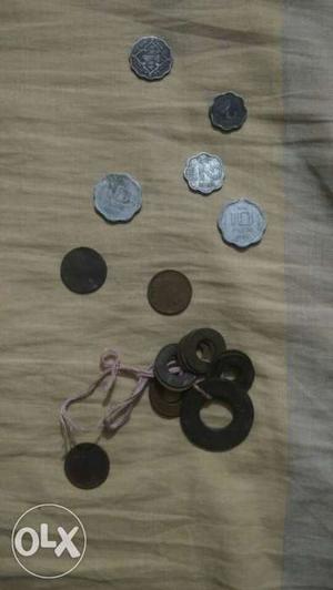 Old age coins..a bunch of hollow coins was in