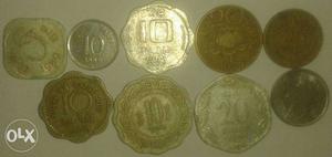 Old indian coins  different coins