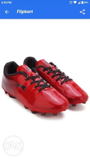 Pair Of Red Cleats