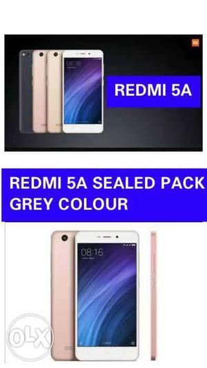 Redmi 5a Sealed Pack 2gb 16gb Gold Colour No