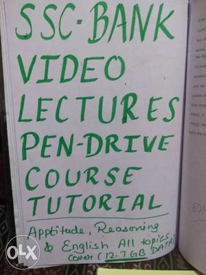 SSC-Bank Video Lectures Paper