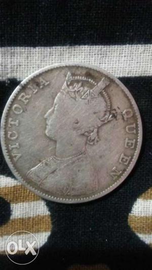 Victoria coin  one rupees