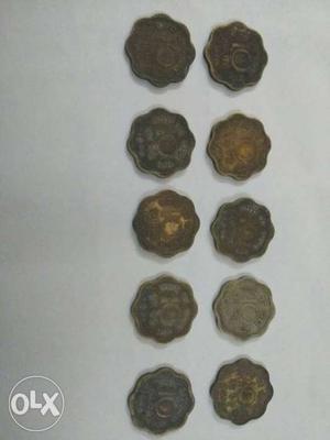  to  paise coin total ten coins