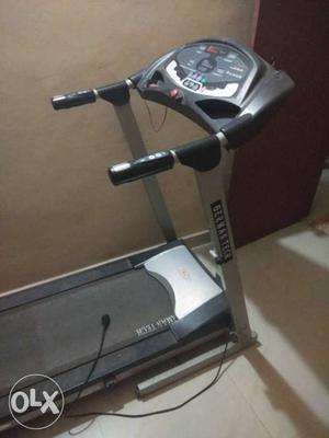 Black And Gray Treadmill