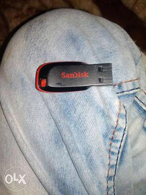 Black And Red SanDisk USB Flashdrive