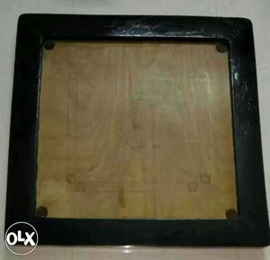 Black Wooden Carom Board