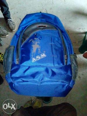 Blue And Black A.S.M Backpack
