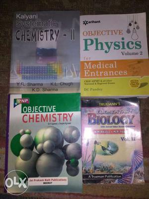 Books for Entrance. 1. Kalyani Chemistry. 2.