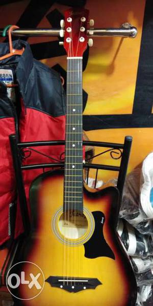 Brand new Sunburst Cutaway Acoustic Guitar
