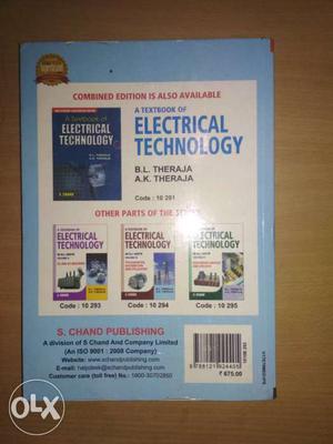 Electrical Technology By B. L Theraja And A. K Theraja.