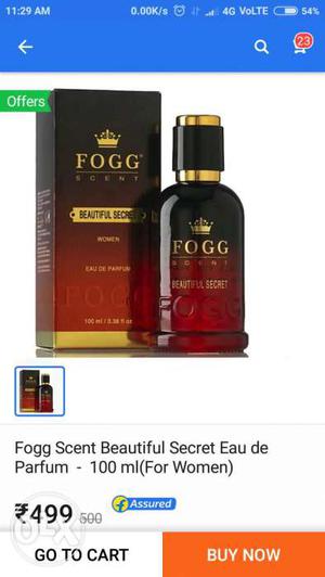 Fogg Beautiful Secret Perfume With Box Screenshot