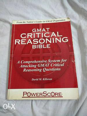 GMAT Critical Reasoning Power Score Bible. Best book-CR