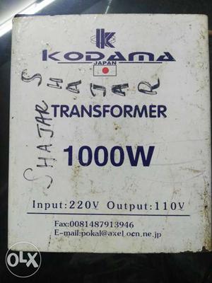 Kodama Transformer Electronic Device W input 220V output